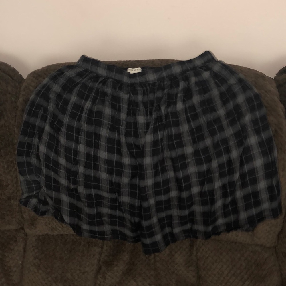 Plaid skirt size small